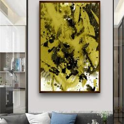 The Art House Abstract Multicolor Canvas Painting-image-43