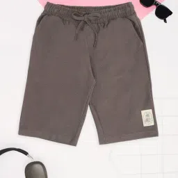 Pantaloons Junior Boys Charcoal Shorts-picture-33