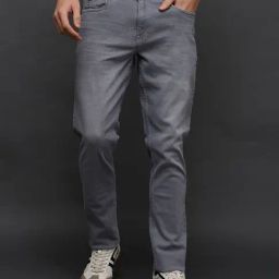 Giordano Light Grey Regular Fit Mid-Rise Jeans-image-21
