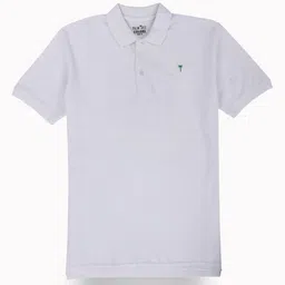 Palm Tree Boys Typography Printed Polo Collar T-shirt-image-87