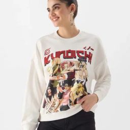 The Souled Store White Printed Sweatshirt-image-61