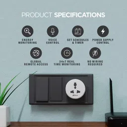 OZONE 10 A Wifi Smart Plug with Energy Monitoring image 3