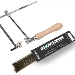 Thermo Adjustable Coping Hand Saw with 144 Pieces of Blades (150mm-Chrome)-picture-28
