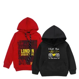 CoolTees4U Kids Pack Of 2 Printed Sweatshirts-32