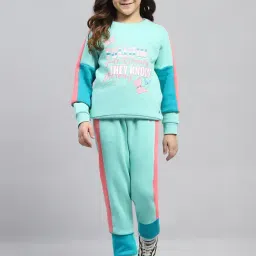 Monte Carlo Girls Green Cotton Blend Printed Combo Sets-image-62