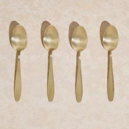 Westside Home Gold Matte Tea Spoon (Set of 4)-32