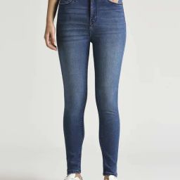 Pepe Jeans Blue Cotton High Rise Jeans-image-63