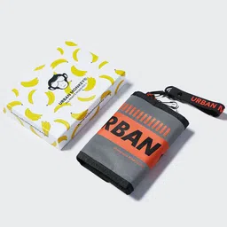 Urban Monkey Unisex Typography Printed Three Fold Wallet-2