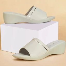 Forever Glam by Pantaloons Women's Ivory Wedge Sandals-image-84