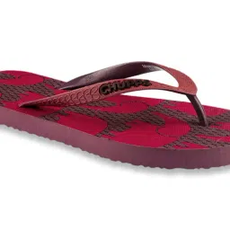 Chupps Women's Red Flip Flops image 4