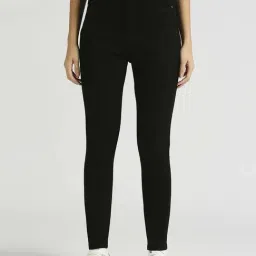 Pepe Jeans Black High Rise Jeans-picture-12