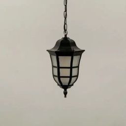 Whispering Homes Victorian Era Outdoor Hanging Lamp - Black-image-60