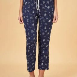 Dreamz by Pantaloons Navy Cotton Printed Pyjamas-image-24