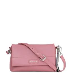 United Colors of Benetton Lilly Pink PU Solid Sling Handbag-picture-32
