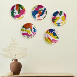 Nestroots Playful Palette Multicolour Porcelain¿Decorative Wall Plate-picture-4