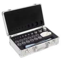 HSCo Weight Box 1 mg to 200 g Class E1-E2-F1-F2-M1-M2 Black, WB 1-200-19