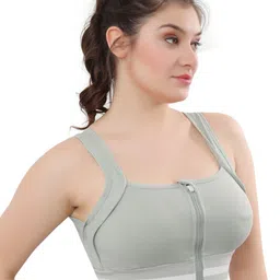 Bella Voste Full Coverage Lightly Padded Anti Odour Workout Bra With Side Shaper-picture-22