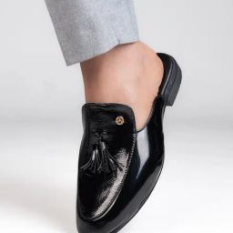 Alberto Torresi Men Black Mules-image-4