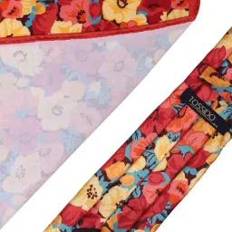 Tossido Multi Printed Necktie and Pocket Square Set For Men image 5