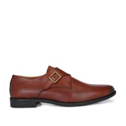 Legwork Men's Tan Monk Shoes-image-94