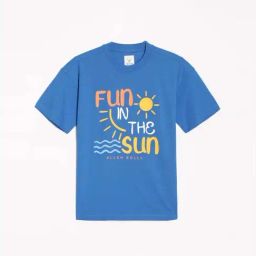 Allen Solly Kids Blue Printed Regular Fit T-Shirt-picture-44
