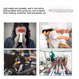 Oriley 800 Micron Transparent Face Shield with Adjustable Strap ORFS019 image 4
