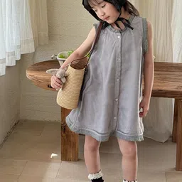 LULU & SKY Striped Shirt Dress-picture-1
