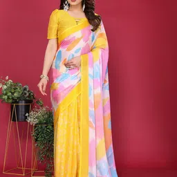 KALINI Printed Half and Half Saree-image-91