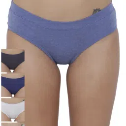 BASIICS by La Intimo Multicolor Hipster Panty( Pack Of 5 )-image-25
