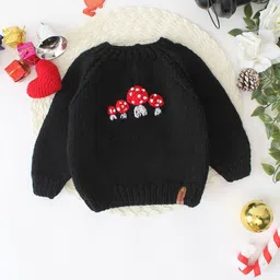 Woonie Kids Ribbed Embroidered Cardigan-picture-14