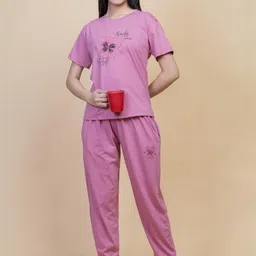 AWIBE Women Printed Night suit-33