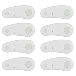 Safe-O-Kid Child Safety Cabinet Lock Pack Of 8 - White-image-44