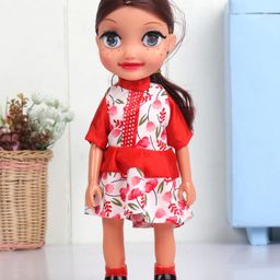 Speedage Candy Fashion Doll with Big Eyes Red - Height 24.5 cm (Hair Style, Color & Print May Vary)-5