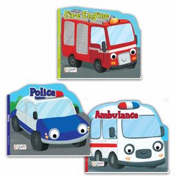 Transport Vehicles Board Books Set of 3  - English-21