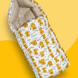 BabyPumpkin 3 in 1 Baby Bed, Sleeping Bag & Carry Nest, Cotton Baby Bedding for New Born & Infant, Portable Bassinet, for Baby Carrying & co Sleeping, Unisex Baby Sleeping Bed, 0M+ (Multicolor)-image-17