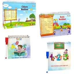 Todfod Chhote Natkhat & Bade Natkhat & Alphabets & Number Writing Practice Book Set of 4 - English-image-51