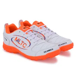 MLTC Colour Blocked Shoes - Orange & White-picture-38