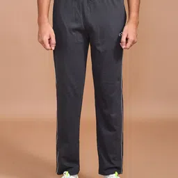 SKYKNIT Men Side Striped Track Pants-image-62