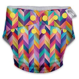 SuperBottoms Cloth Diapers for babies - Cloth Diaper Combo Pack of 5 Freesize UNO- New Version Reusable Cloth Diapers for babies 3M to 3Y With 5 organic cotton inserts/pads image 2