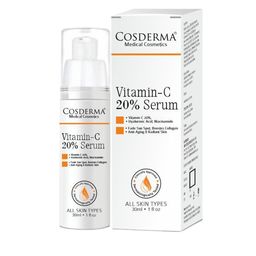 COSDERMA 20% Vitamin C Serum With Hyaluronic Acid - 30 ml-image-39