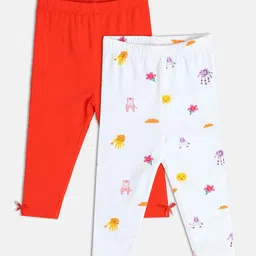 MINI KLUB Infant Girls Pack Of 2 Leggings-picture-11