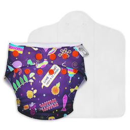 SuperBottoms Cloth Diapers for babies - Cloth Diaper Combo Pack of 5 Freesize UNO- New Version Reusable Cloth Diapers for babies 3M to 3Y With 5 organic cotton inserts/pads image 3