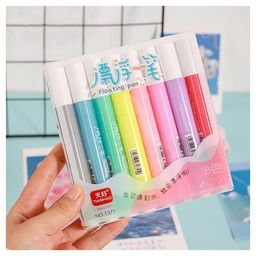 INPOUT Combo of 2 Pack of 8 Multicolor Floating Sketch Pens(Color may vary) image 3