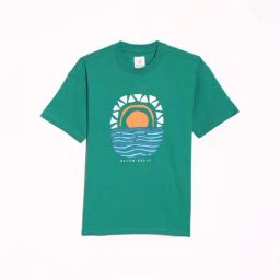 Allen Solly Kids Green Printed Regular Fit T-Shirt-image-76