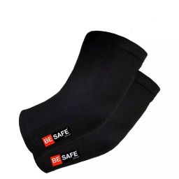 Besafe Forever Elbow Sleeves/ Support/ Guard/ Compression Socks Pair, Black, L-10