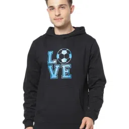 Campus Sutra Black Hooded Sweatshirt-picture-37