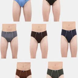 Dollar Lehar Multicolor Regular Fit Briefs (Pack of 7)-image-45