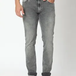 Spykar Grey Cotton Regular Fit Jeans-image-70