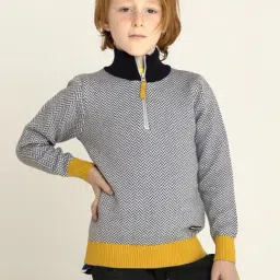 Cherry Crumble By Nitt Hyman Kids Grey Textured Sweater-image-61