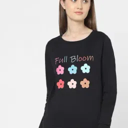 Vero Moda Black Floral Print Sweatshirt-picture-46